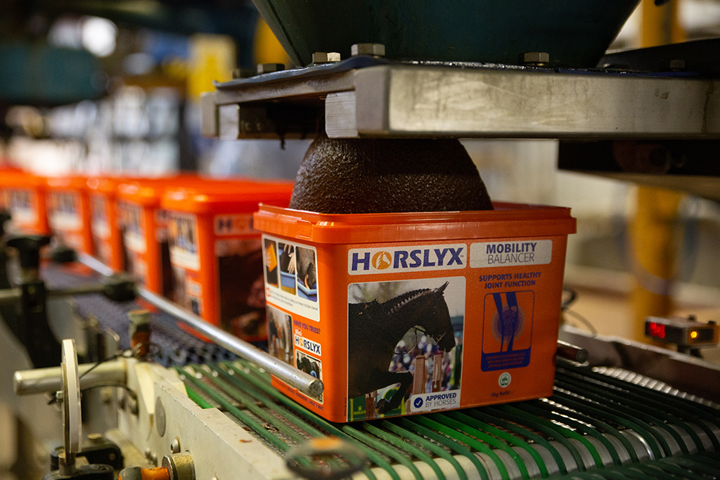 Production Of 5kg Horslyx Mobility